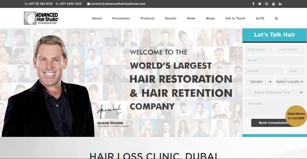 Advanced Hair Studio UAE