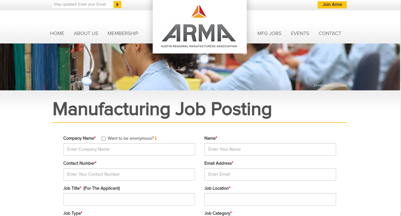 ARMA Jobs