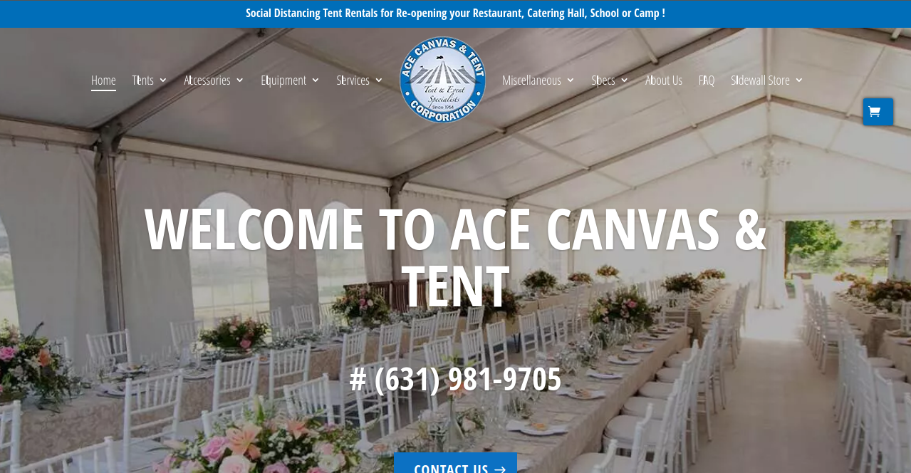 ACE Canvas and Tent