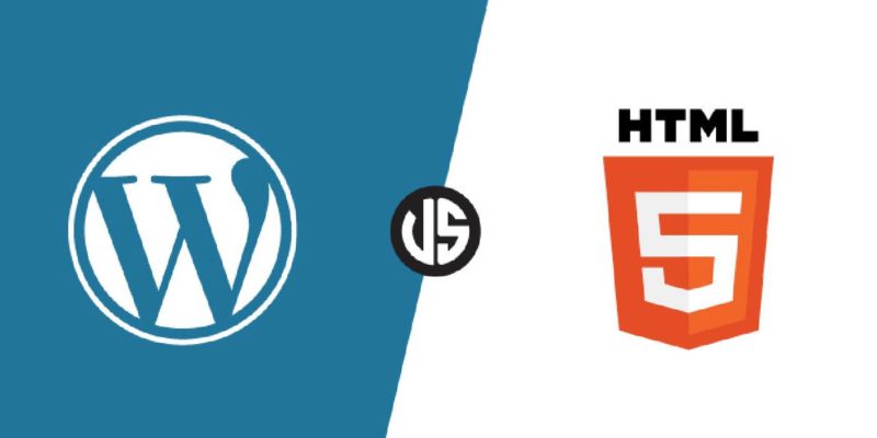 WordPress over Html