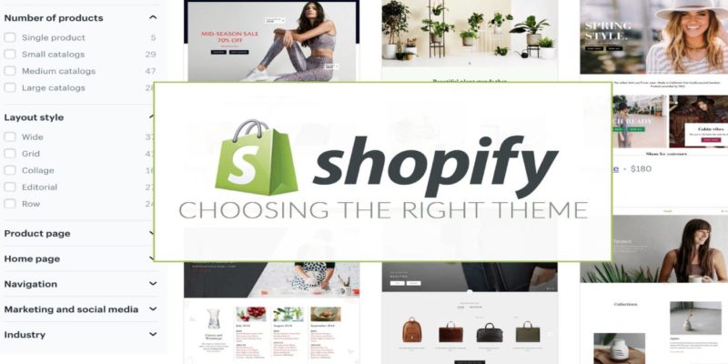 Shopify theme for online store