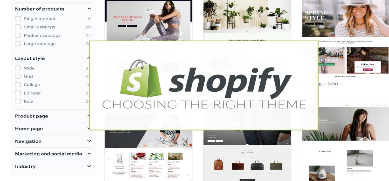 Shopify theme for online store